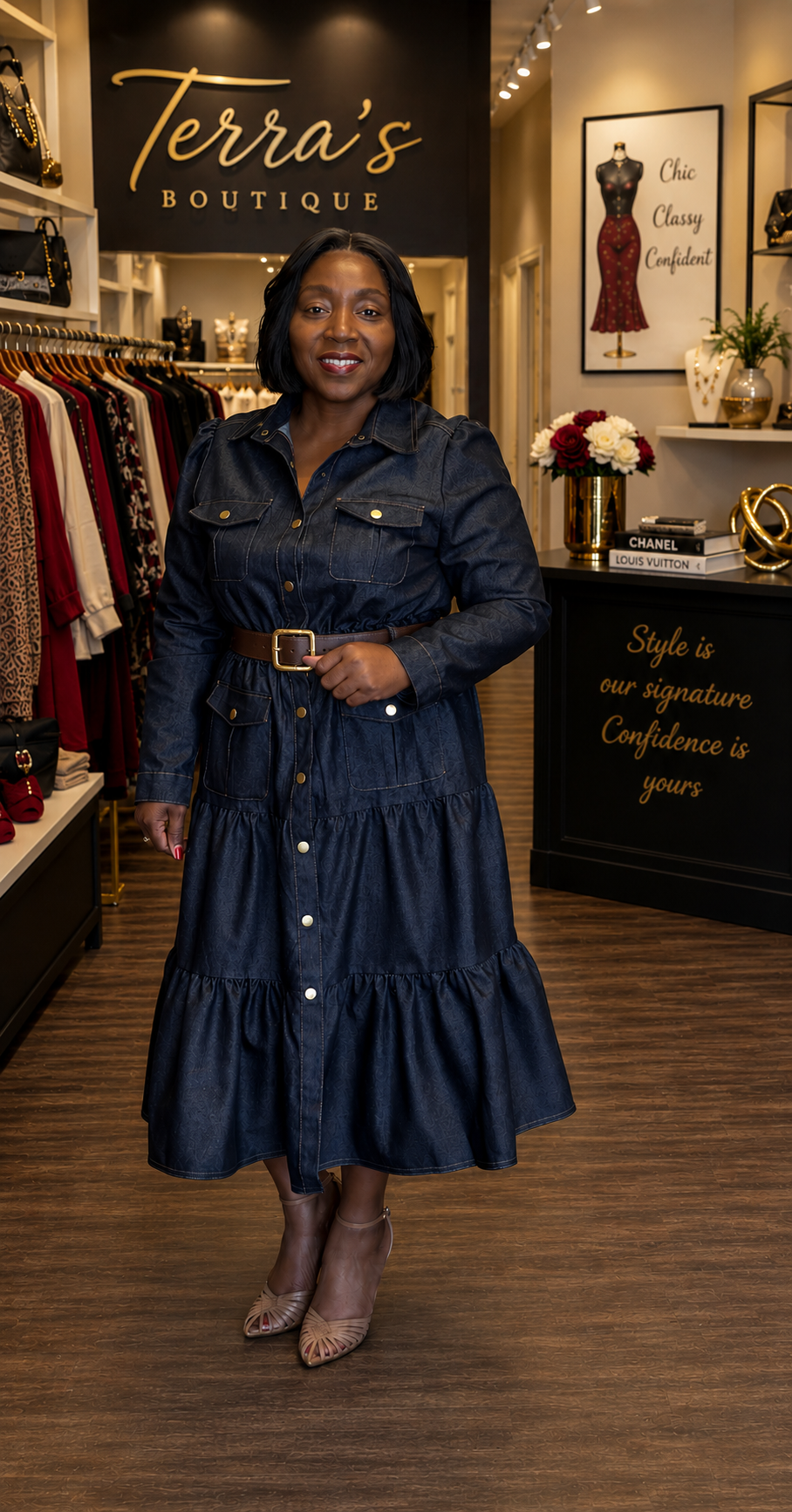 Denim in Motion Dress