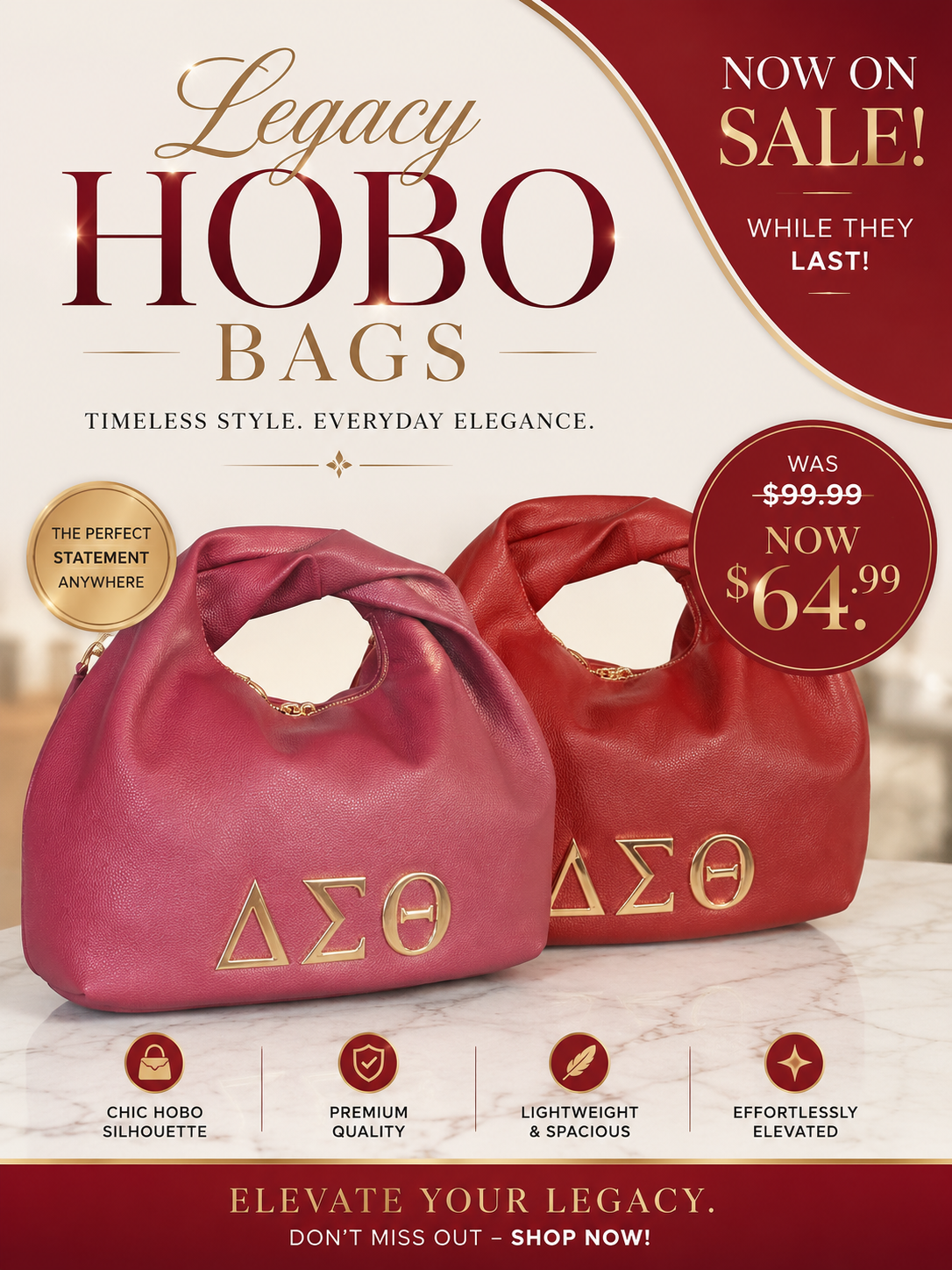 Legacy Hobo Bag