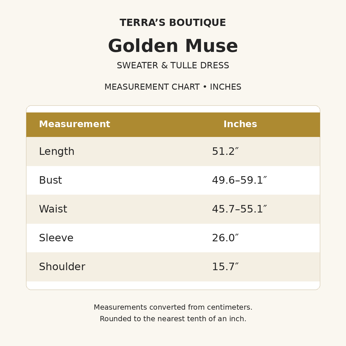 (Pre-Order) Golden Muse Sweater & Tulle Dress