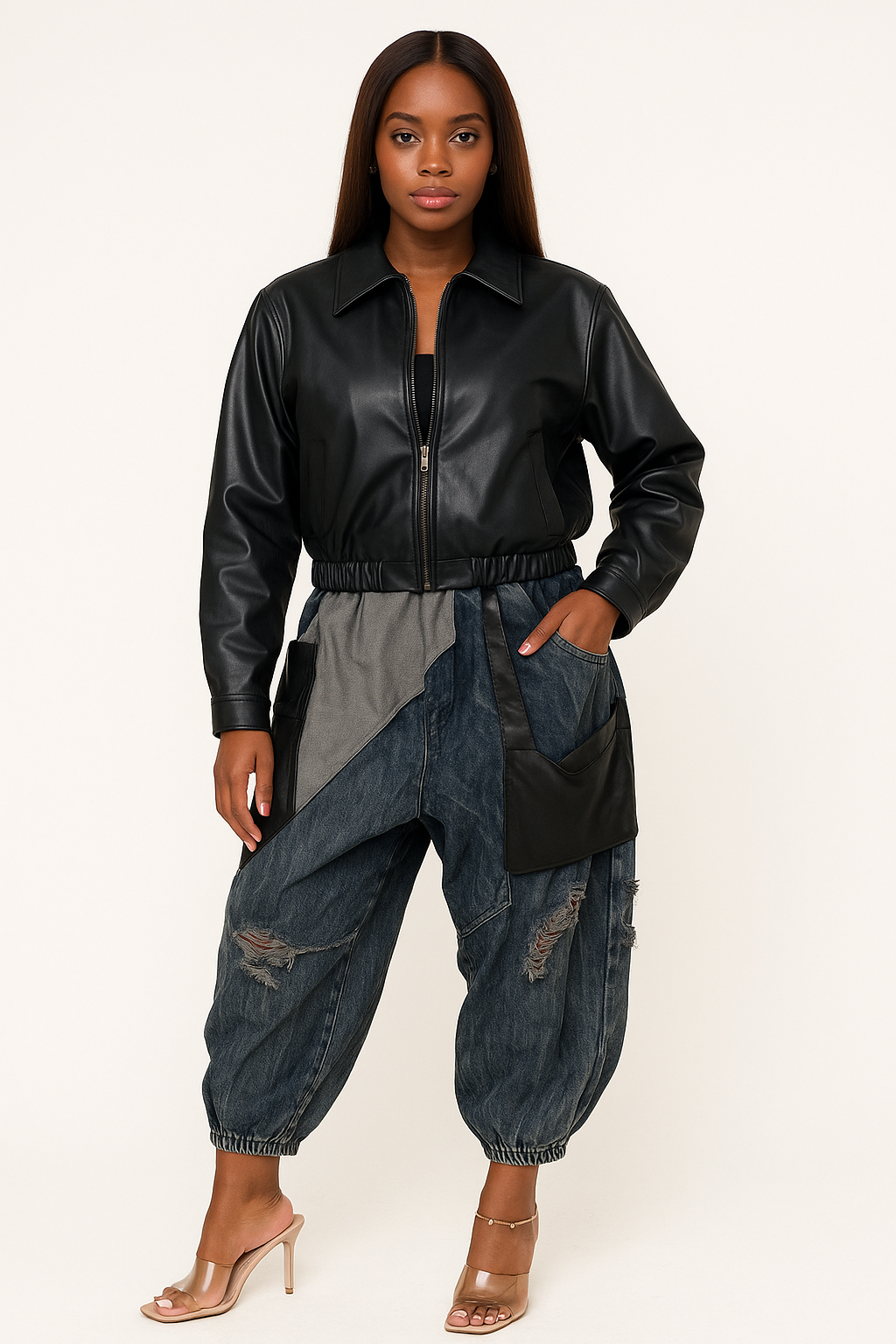 Urban Edge Parchwork Pants – Terra's Boutique Store