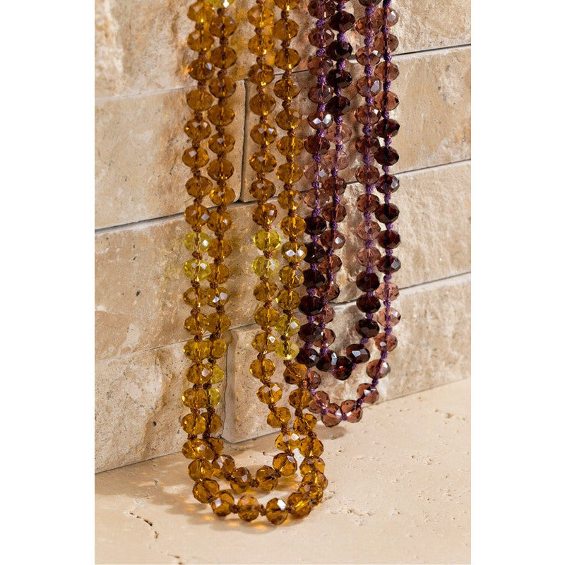 Glass Bead Layering Necklace