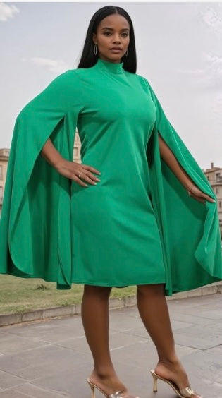 Elegance Cape Dress