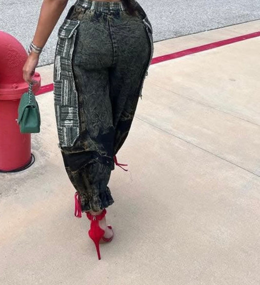 Boho Earth Cargo Pants