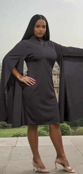Elegance Cape Dress