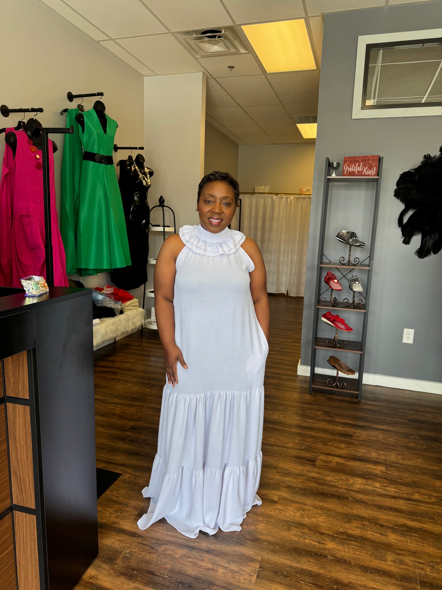 Contrast Dress