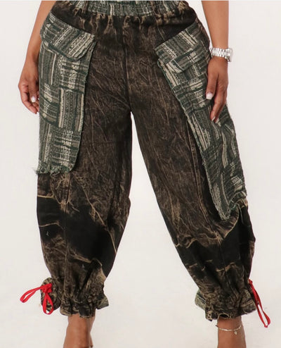 Boho Earth Cargo Pants