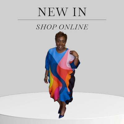 The ColorWave Cascade Dress