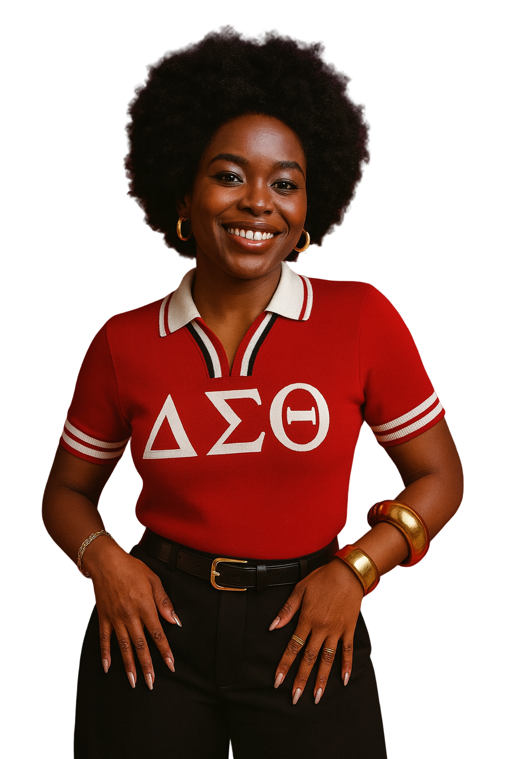 Soror Heritage Knit Polo Sweater (Pre-Order)