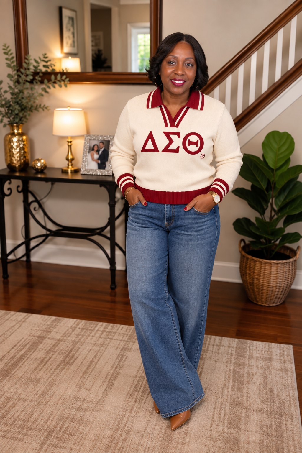 Crimson Varsity Knit (Pre-Order)