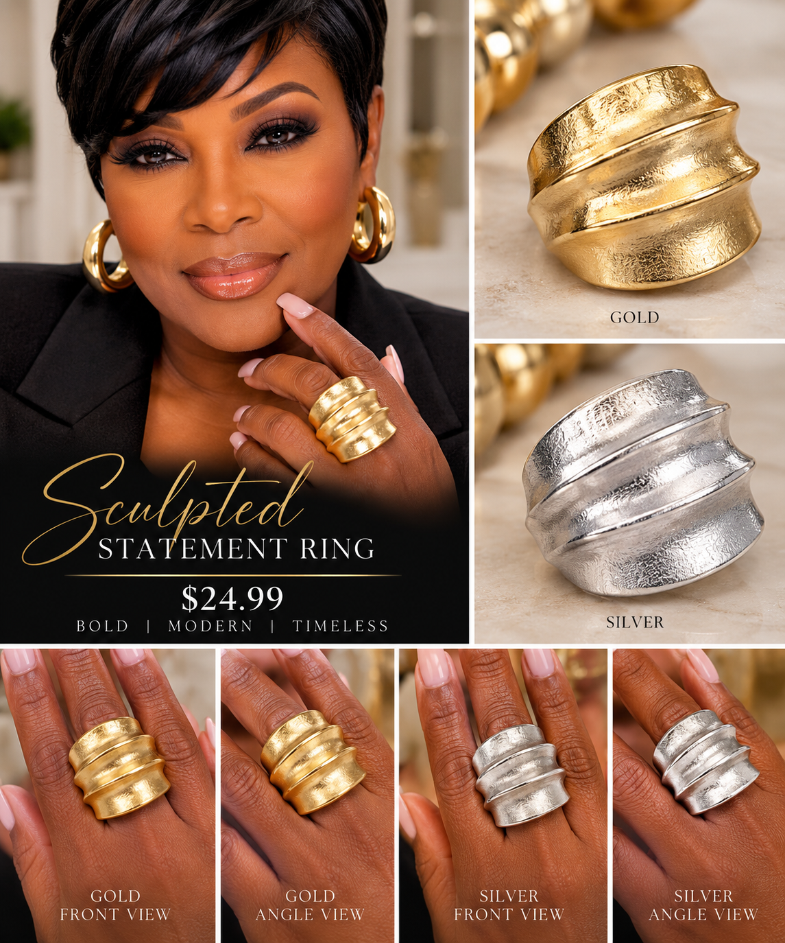 Sculpted Ring