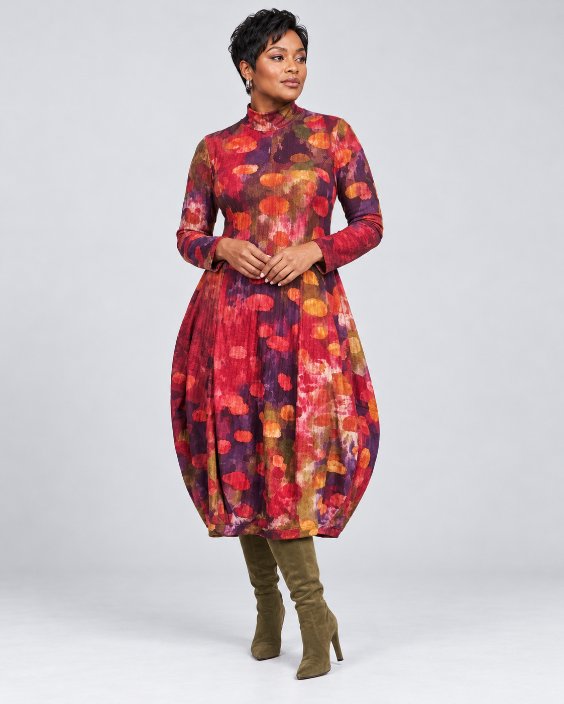 Effortless Artistry Cocoon Dress