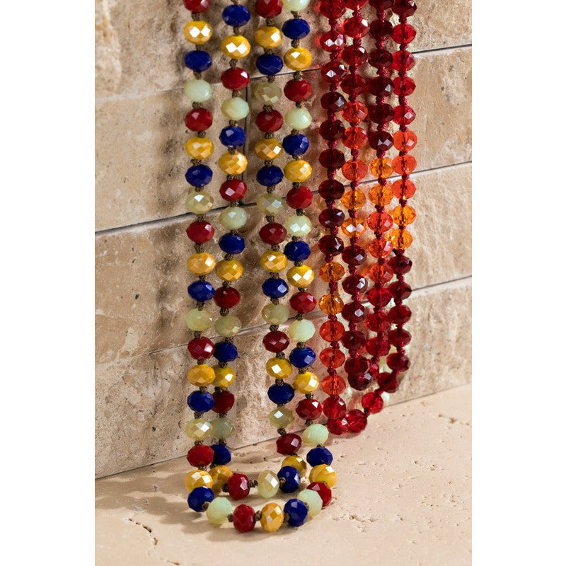 Glass Bead Layering Necklace